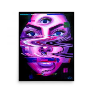 "Glitch" Print 16" x 20"