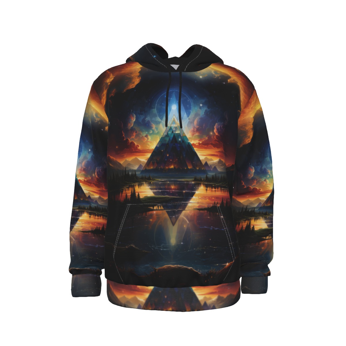 "Digital Pyramid" - Unisex Hoodie