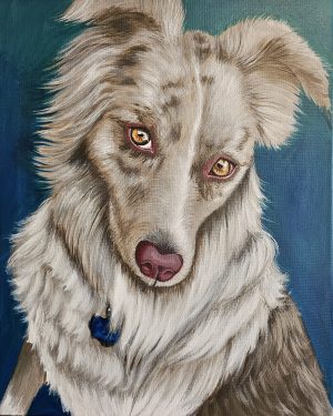 Custom Pet Portrait!  8" x 10" or 16" x 20"