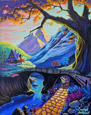 "Landscape 1" Original Painting 16" x 20"